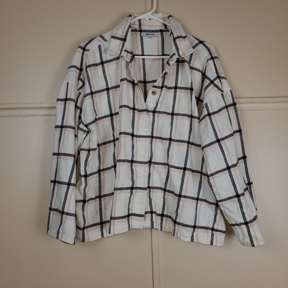 Madewell bromley flannel button down